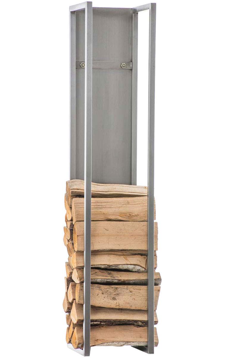 CLP Kaminholzregal Spark I Brennholzregal Aus Edelstahl I Holzbutler In 6 Grössen Und 3 Farben Erhäl