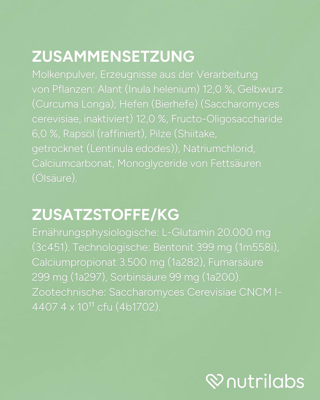 NutriLabs Synbiotix Pulver für eine gesunde Verdauung und Darmflora von Pferden, mit Prebiotika und