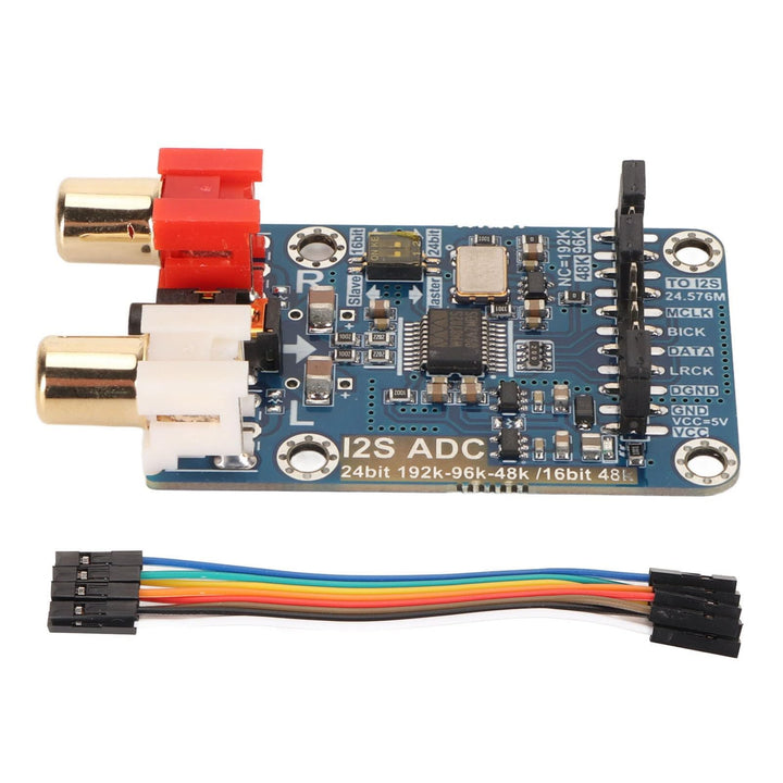I2S ADCCapture Card Modul, 24Bit 192k/96k Master Slave Modus, Analog zu I2S-Signal, 3,5mm/-Eingabe,