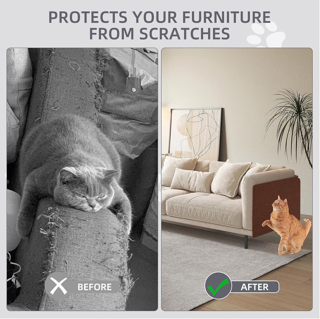 Kratzmatte Selbstklebend Kratzschutz Sofa Katze: DIY Kratzbrett Katze Kratzteppich Katzen Wand - Ant