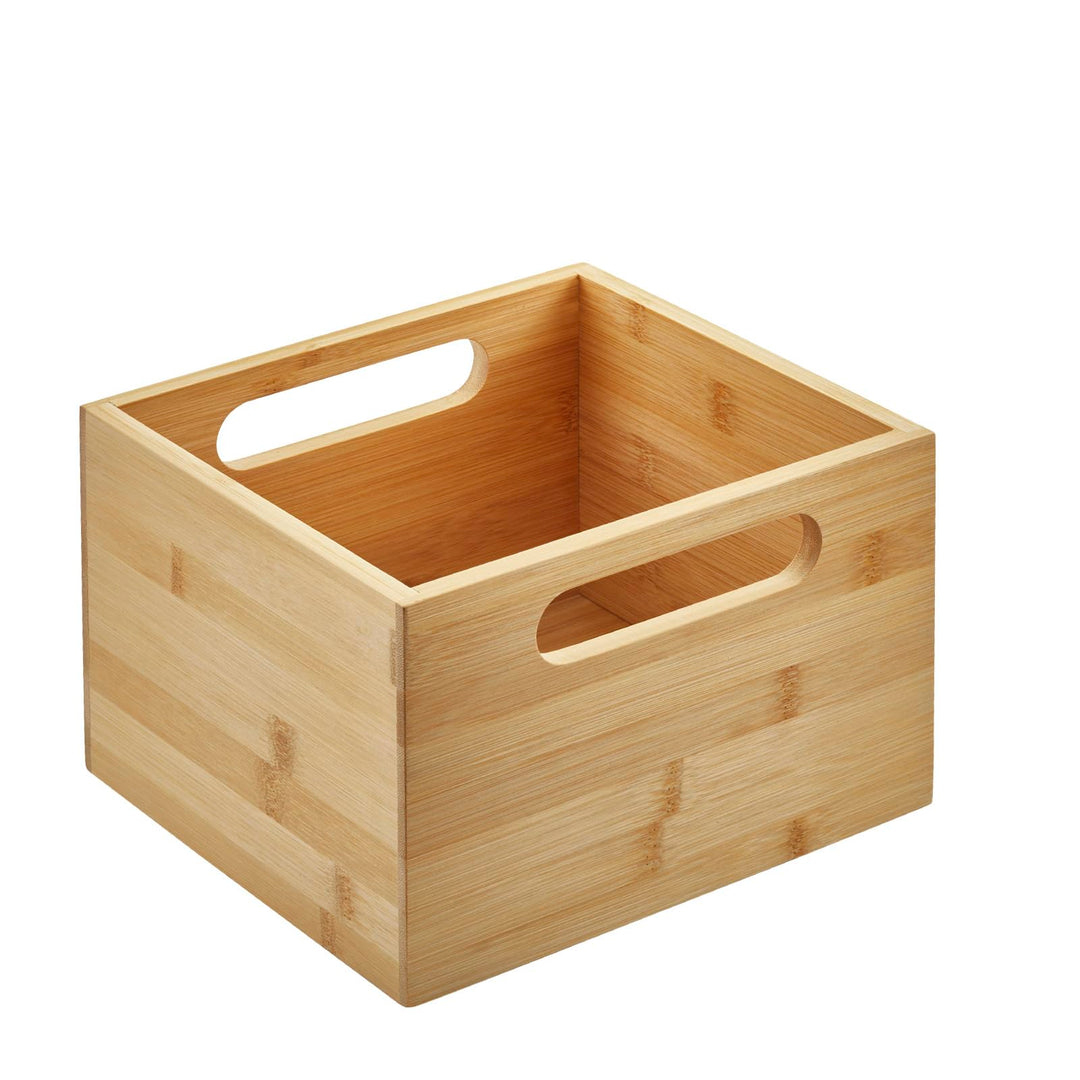 SOTECH ORGA-BOX Organisations-Container Bambus geölt 200 x 225 x 150 mm für Apothekerschränke und Sc