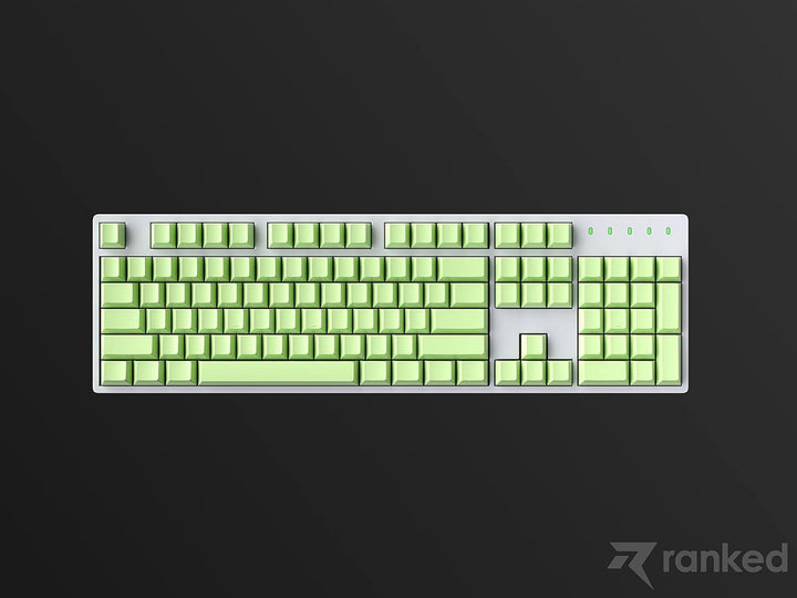 Ranked Leeres Premium-Tastenkappen-Set | 1,4 mm Dickes PBT | Cherry-Profil für Mechanische Tastatur