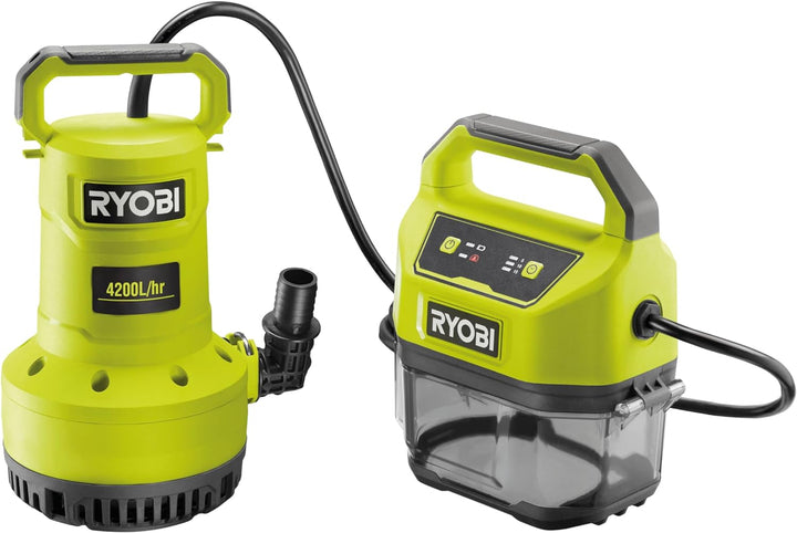 Ryobi RY18SPA-0 18 V ONE+ schnurlose Tauchpumpe (Bare Tool) Grün