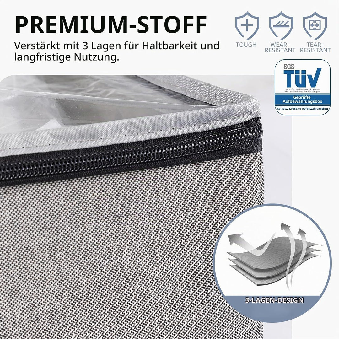 TAILI Vakuum Kleiderbeutel Aufbewahrungsbeutel 2 in 1 Design 105 X 43 X 15 CM Vakuumbeutel für Kleid