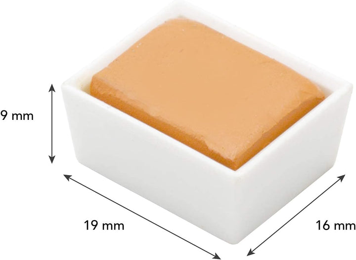 Paintersisters® Aquarellkasten metallic ARTIST in halben Näpfen, 24 x 1/2 Näpfchen metallische Aquar