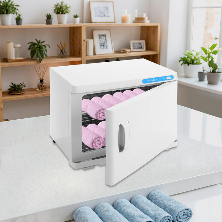 Handtuchwärmer, 200W Handtuchheizschrank, 23L Kapazität (Weiss) | Elektrischer Handtuchwärmer, Edels