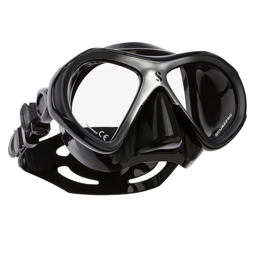 SCUBAPRO - Spectra Tauchmaske Schwarz, Silber, Schwarz, Silber