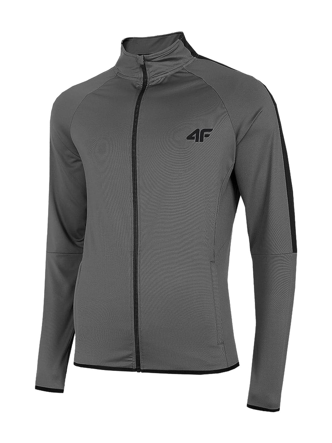 4F Herren Trainingsjacke BLMF010 S Schwarz/Dunkelgrau, S Schwarz/Dunkelgrau
