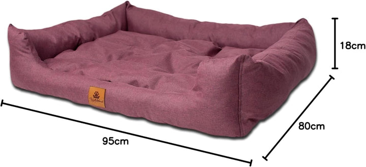 PaLulli Animal Hundebett Hundestall Abnehmbares Kissen Wasserdicht Maschinenwaschbar Weiches Polyest