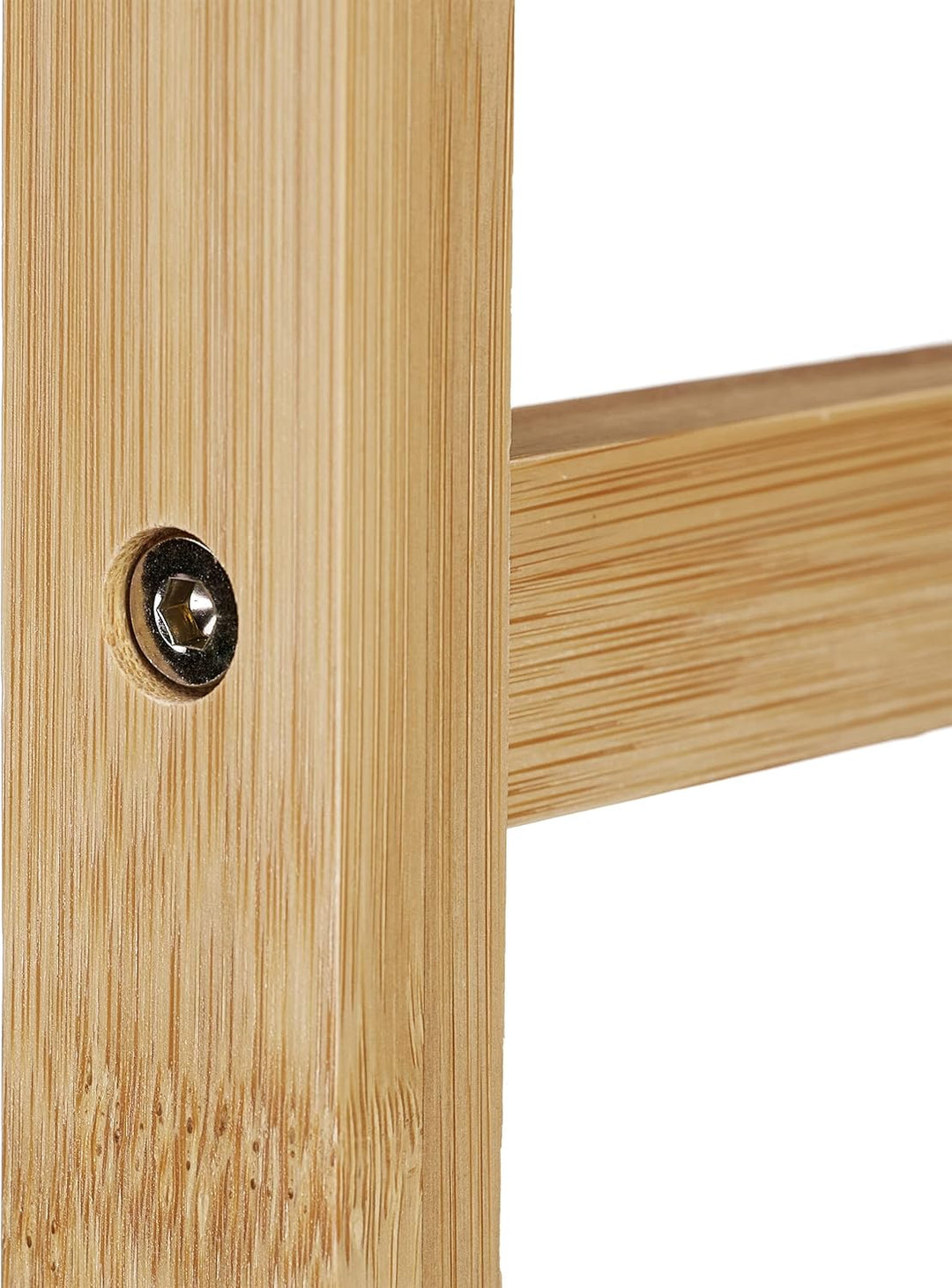 Relaxdays Herrendiener, Stummer Diener Bambus, Damen & Herren, Kleiderablage Schlafzimmer, HBT: 98,5