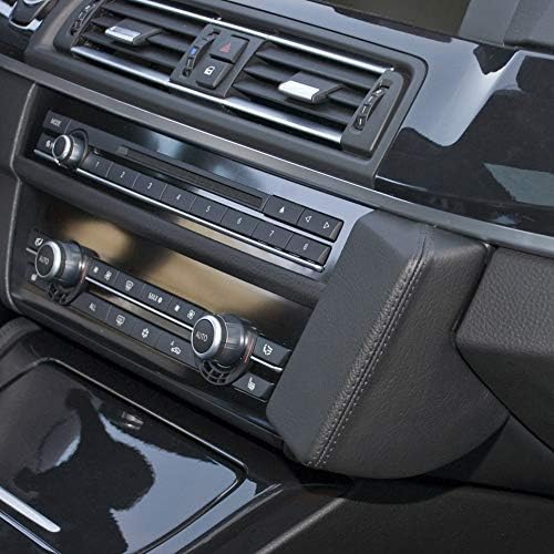 KUDA 092535 Halterung Kunstleder schwarz für BMW 5er (F10, F11) ab 03/2010 bis 2017, 092535