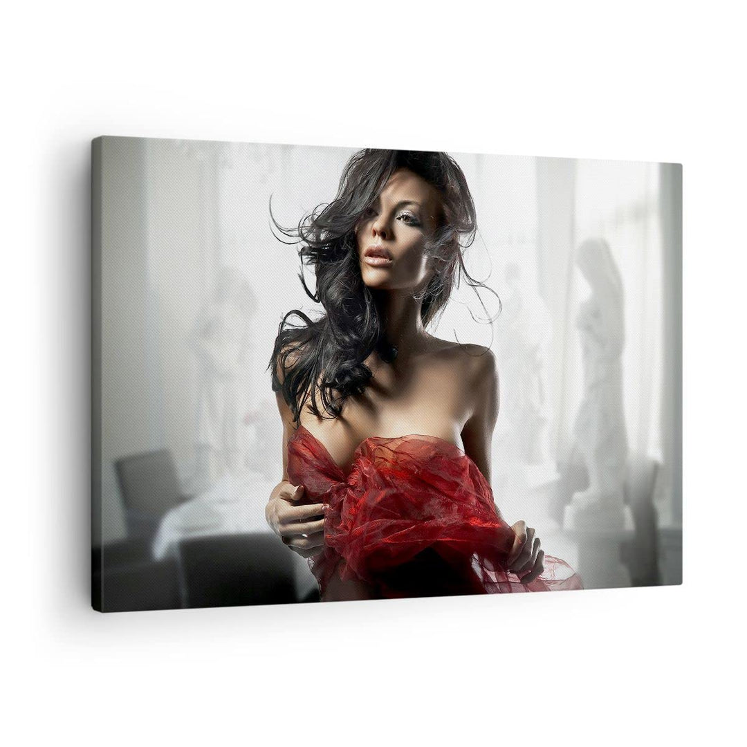 Bilder auf Leinwand Schönheit Körper Kleid Eleganz Leinwandbild 70x50cm Wandbilder Dekoration Wohnzi