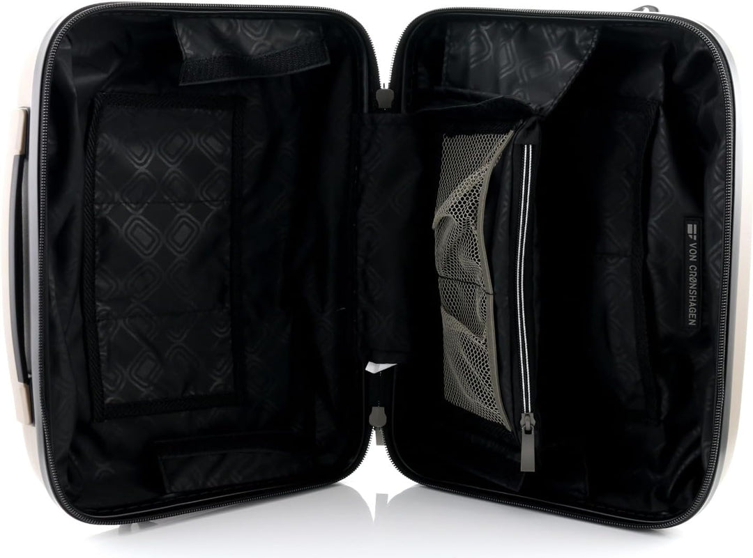 Von Cronshagen Kosmetikkoffer Mans Beauty Case | aus stabilem Polypropylen | grosses Beautycase mit