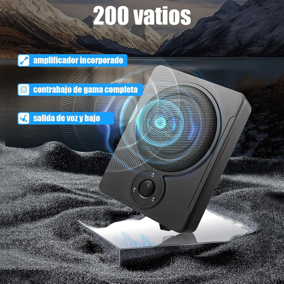 Unter Sitz Subwoofer für Autos 200W Subwoofer für Autos, Subsystem mit Integriertem Verstärker, High