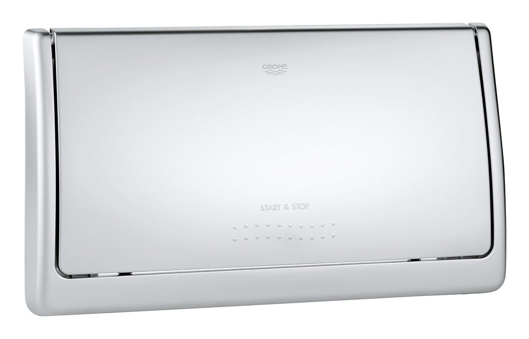GROHE Classic - Abdeckplatte (330 x 190 mm, aus ABS- Kunststoff, langlebig), mattchrom, 37053P00