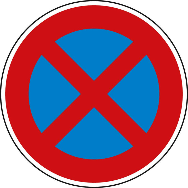 Verkehrszeichen Absolutes Halteverbot Nr. 283 | Ø 420mm, Alu 2mm, RA1 | Original Verkehrsschild nach
