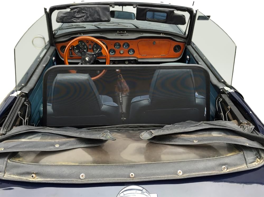 Aperta Windschott passend für Triumph TR4,TR6 TR4, TR6 100% Passgenau OEM Qualität Schwarz Windstop