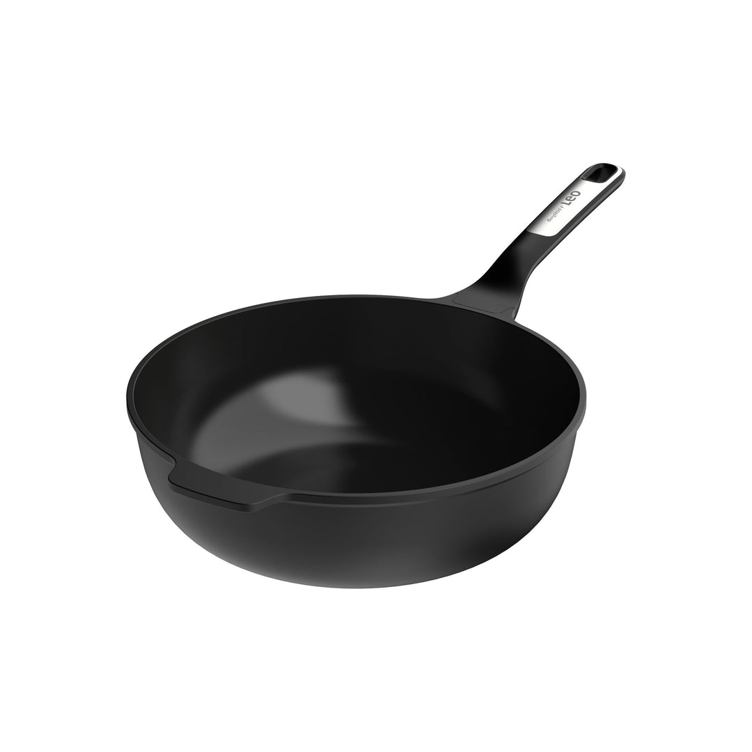BergHOFF Leo Wok mit Deckel 28cm - Wokpfanne induktion - Wok non Stick - Asia pfanne für alle Herdar