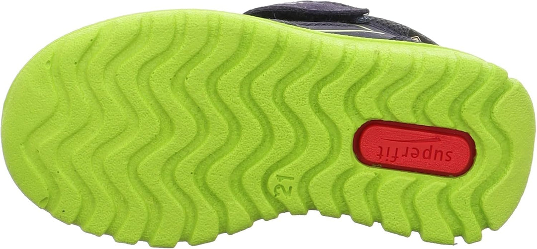 Superfit Jungen Sport7 Mini Sneaker 20 EU Schmal Blau Grün 8000, 20 EU Schmal Blau Grün 8000