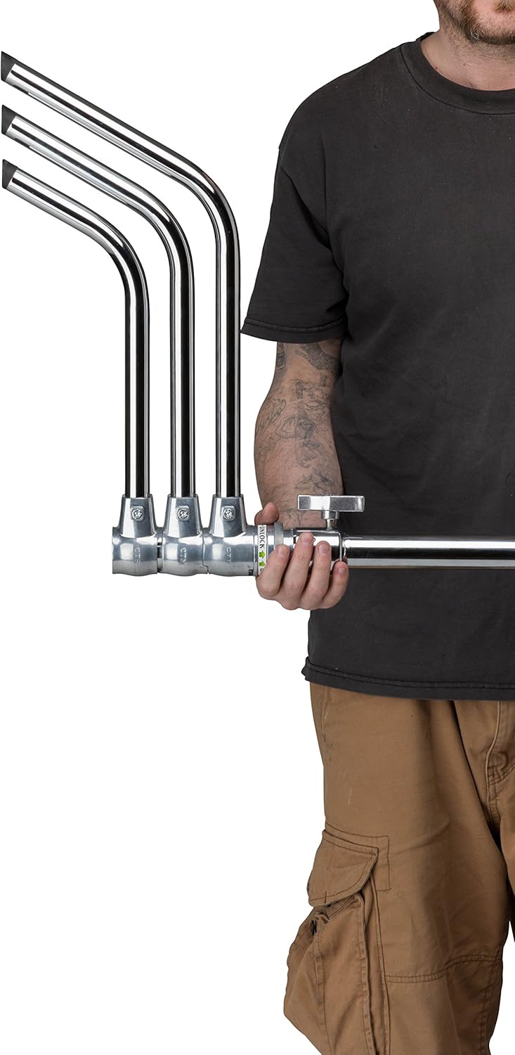 Master C-Stand mit Schildkrötenfuss, 101,6 cm, silberfarben (KS704312), 102 cm (40 Zoll), Schildkröt