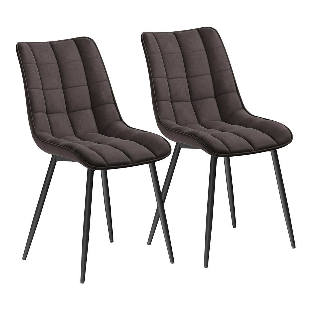 WOLTU Esszimmerstühle 2er Set, für Wohnzimmer Küche Esszimmer, Küchenstühle gepolstert mit Rückenleh
