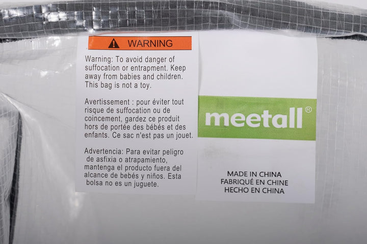 Meetall Extra grosse Umzugstaschen mit Reissverschlüssen – 68,6 x 35,6 x 38,1 cm, robuste Aufbewahru