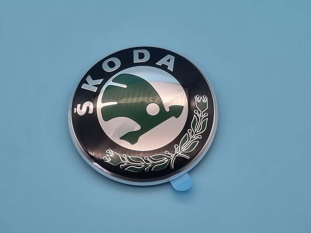 Original Skoda Logo Emblem Schriftzug für Heckklappe 1U0853621C MEL