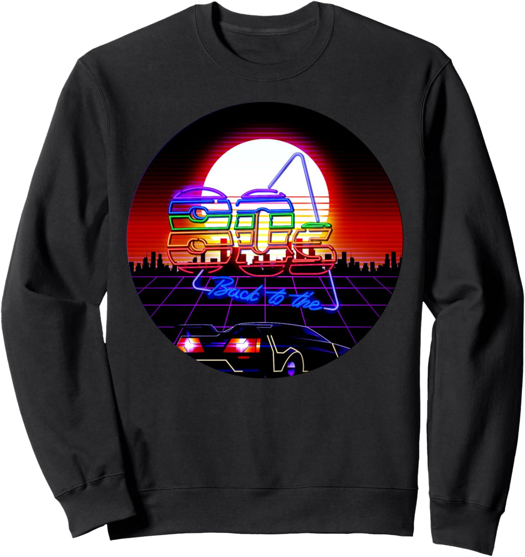 Retro Synthwave Vaporwave Back to the 80s Style Design Sweatshirt