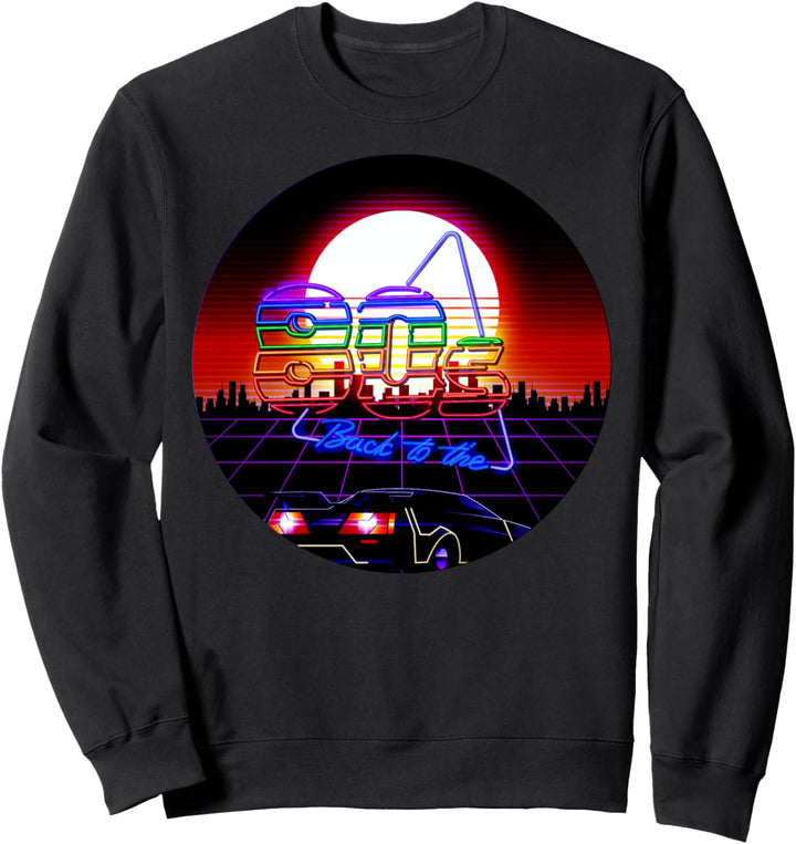 Retro Synthwave Vaporwave Back to the 80s Style Design Sweatshirt