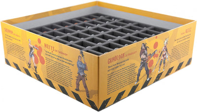 Feldherr Schaumstoff-Set kompatibel mit Zombicide Staffel 2 Prison Outbreak