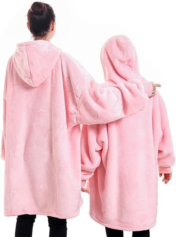 Übergrosse Hoodie Sweatshirt, Original Decke Sweatshirt, super weiche gemütliche warme komfortable R