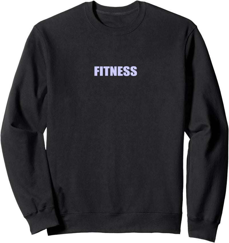 Fitness schlicht modern Lavendel Gym Workout Lila Schrift Sweatshirt