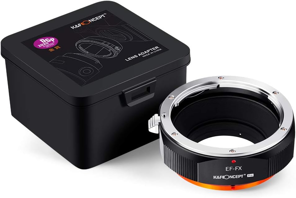 K&F Concept M12115 EOS-FX Hochpräziser Adapterring Objektivadapter EOS EF/EFS Objektivadapter auf Fu