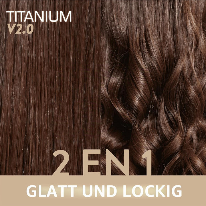 Dampfglätter - DEMELISS Titanium V2.0 Dreams Edition - SAINT ALGUE - Langanhaltende Haarglättung - N