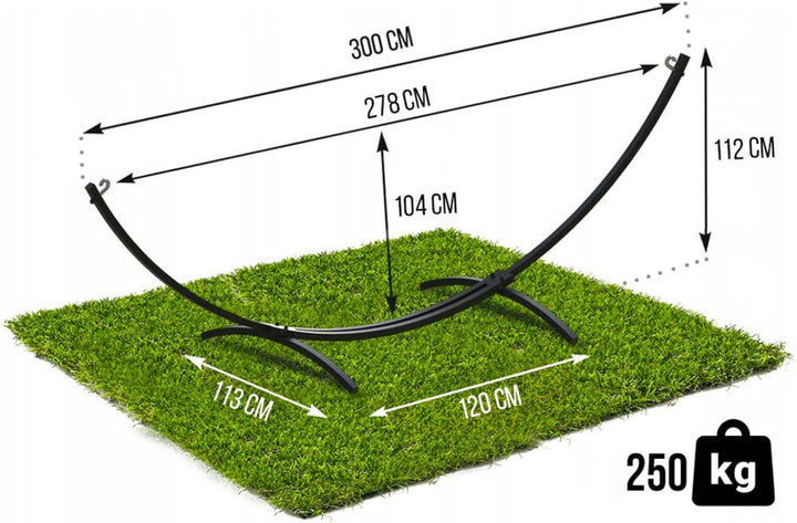 ZOLTA Hängemattengestell Für Garten und Balkon - Hängematte Outdoor Gestell - Gestell für hängematte