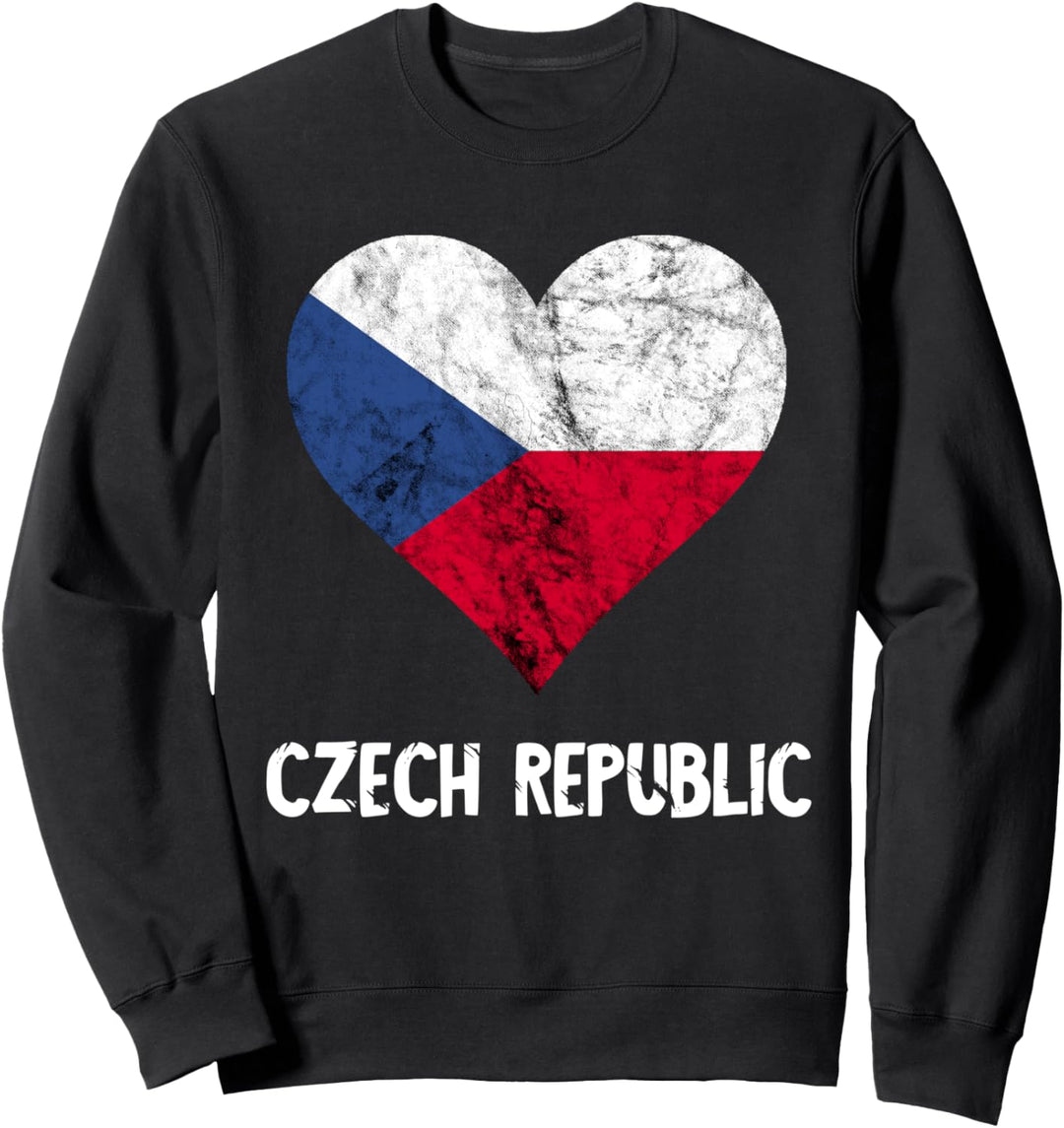 Tscheche Herz Tschechien Czech Republic Tschechisch Czechia Sweatshirt