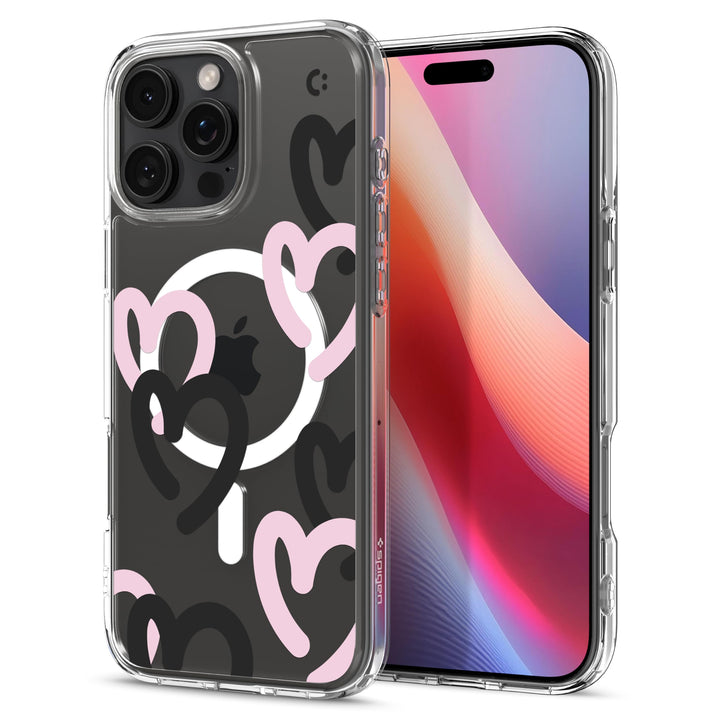 Spigen für iPhone 16 Pro Hülle [Anti-Yellowing] Ultra Hybrid MagFit Case Handyhülle Transparent Dünn