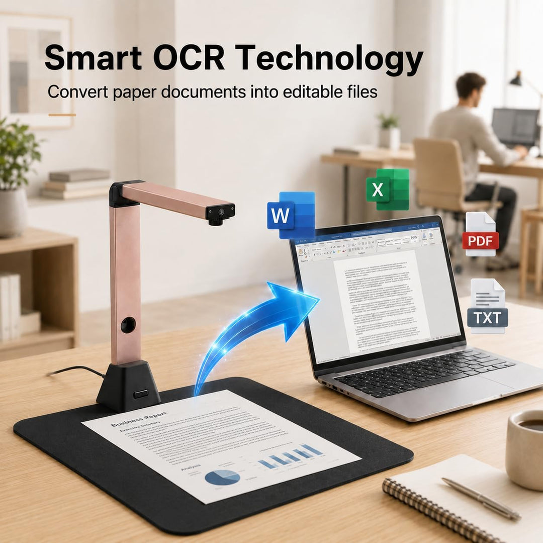 Scanner DIN A3 18MP USB：DIN A3 Scanner Dokumentenscanner 4912×3680 mit OCR Texterkennung LED Licht S