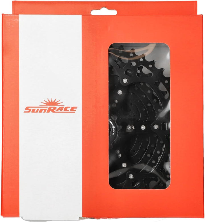 SunRace CSMS8 11-fach MTB Kassette Abstufung 11-46 EAZ Schwarz, Schwarz