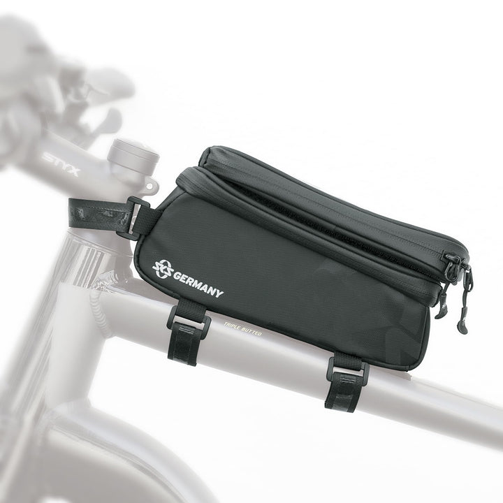SKS GERMANY EXPLORER Fahrradtasche, Fahrradzubehör (Satteltasche aus gummiertem, wasserabweisendem G