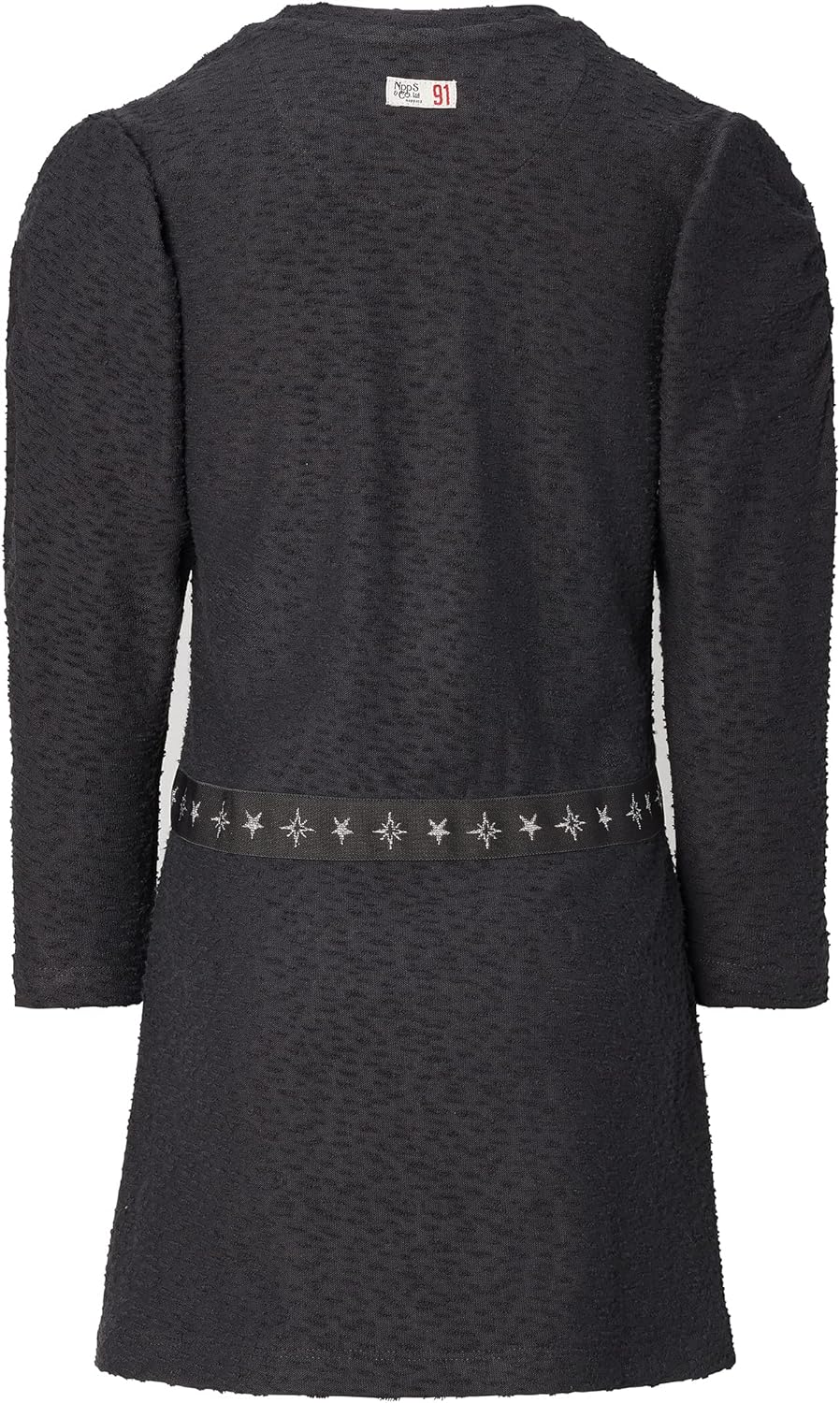 Noppies Mädchen Girls Dress Long Sleeve Keswick Kinderkleid 92 Phantom, 92 Phantom