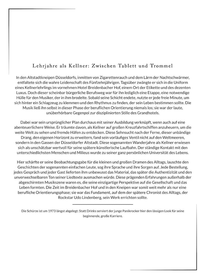 Die Biografie über Udo Lindenberg: Unkaputtbar. Hochwertige Hardcoverausgabe, Gebundenes Buch