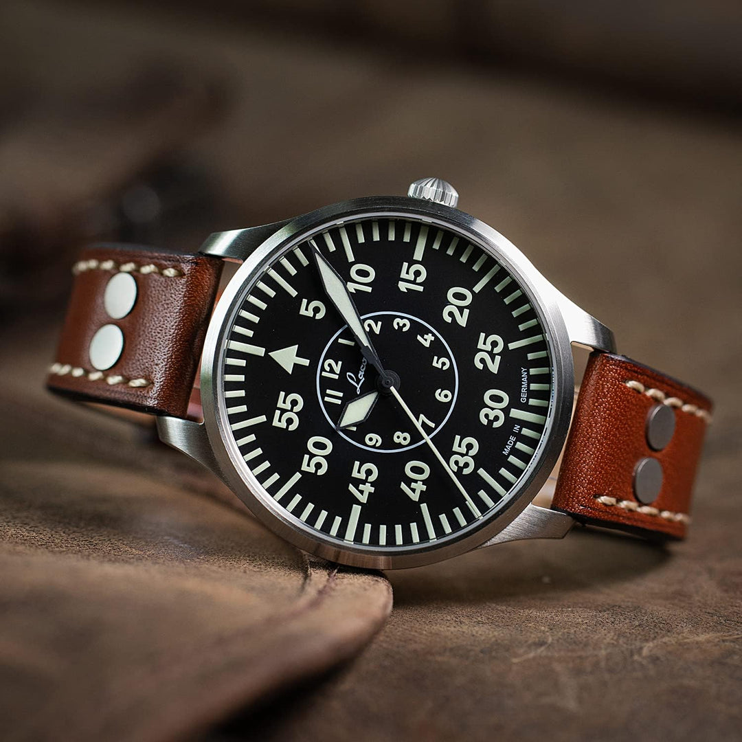 Laco Fliegeruhr Zürich.2 40 Made in Germany – 40 mm Ø hochwertige Quarzuhr – Baumuster B – Einzigart