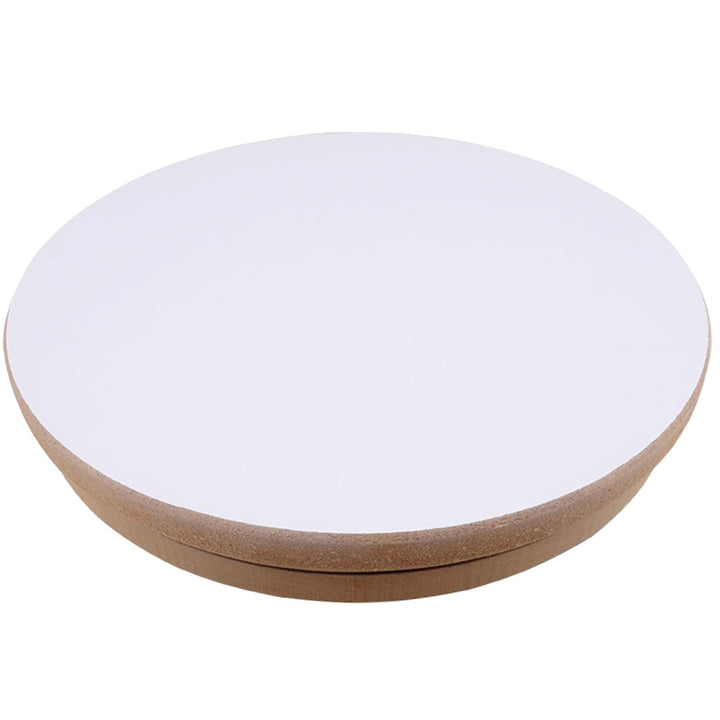 KUNSTIFY Töpferscheibe I Rund I 30cm Durchmesser, Höhe 5 cm MDF Drehscheibe Drehteller für Töpferei