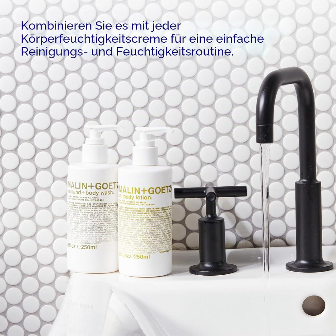 Malin + Goetz Rum Hand Wash w. Pump-8.5 oz. by Malin + Goetz