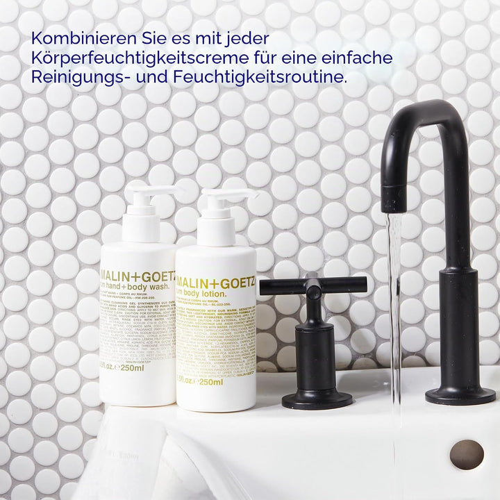 Malin + Goetz Rum Hand Wash w. Pump-8.5 oz. by Malin + Goetz