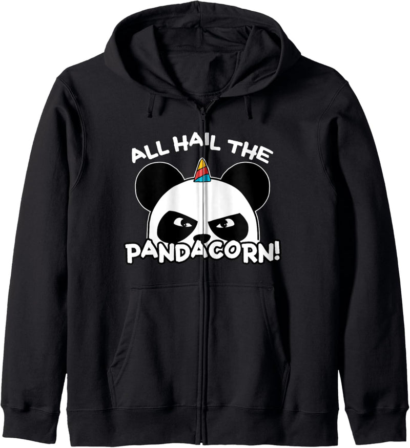 All Hail The Pandacorn Funny Panda Kapuzenjacke