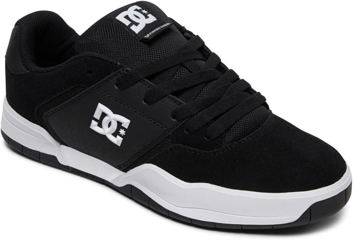 DC Herren Central Casual Low Top Skate Shoe SneakerSkate-Schuh 38 EU Black White, 38 EU Black White