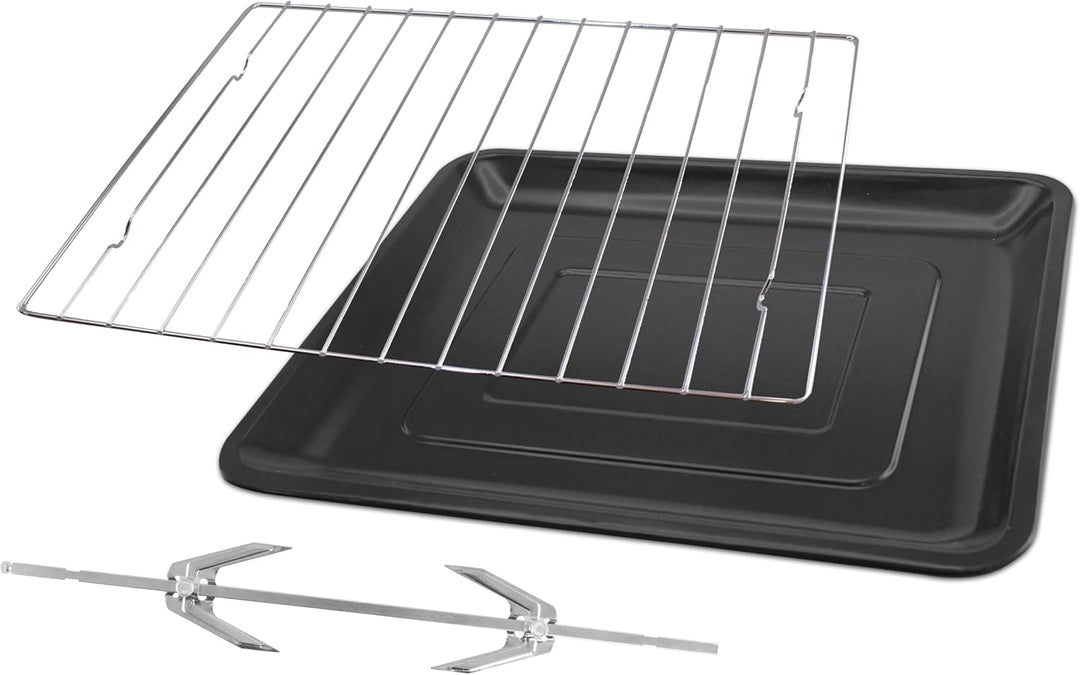 Trisa Mini Backofen 30L - Perfekt Zum Backen, Grillen & Braten, Temperaturregelung 100-250°C, 60 Min