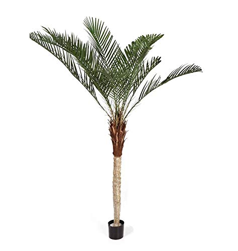 artplants.de Künstliche Phönix Palme, Heller Stamm, 180cm - Kunst Palme - Dekopalme